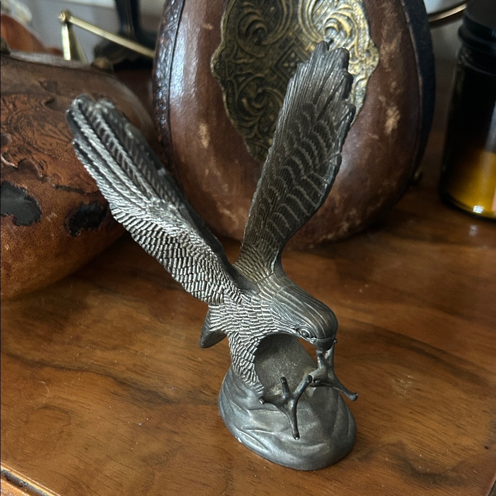 Vintage Silverplated Eagle Sculpture
